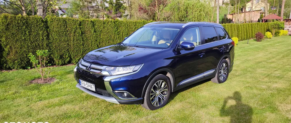 samochody osobowe Mitsubishi Outlander cena 89000 przebieg: 116000, rok produkcji 2018 z Prószków